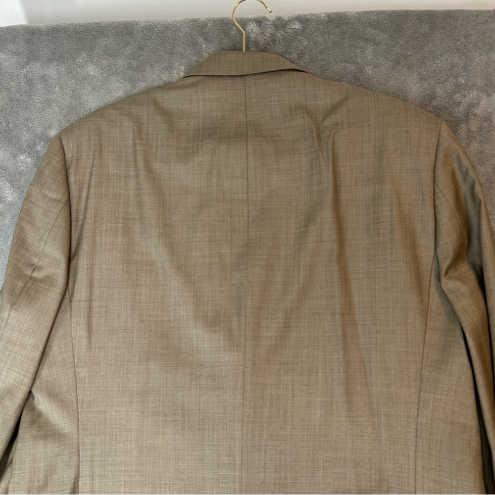 Lauren Ralph Lauren Men's Size 42R Tan Blazer Sports Coat Jacket Silk & Wool - Picture 7 of 16
